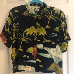 Silk Tommy Bahama Hawaiian shirt